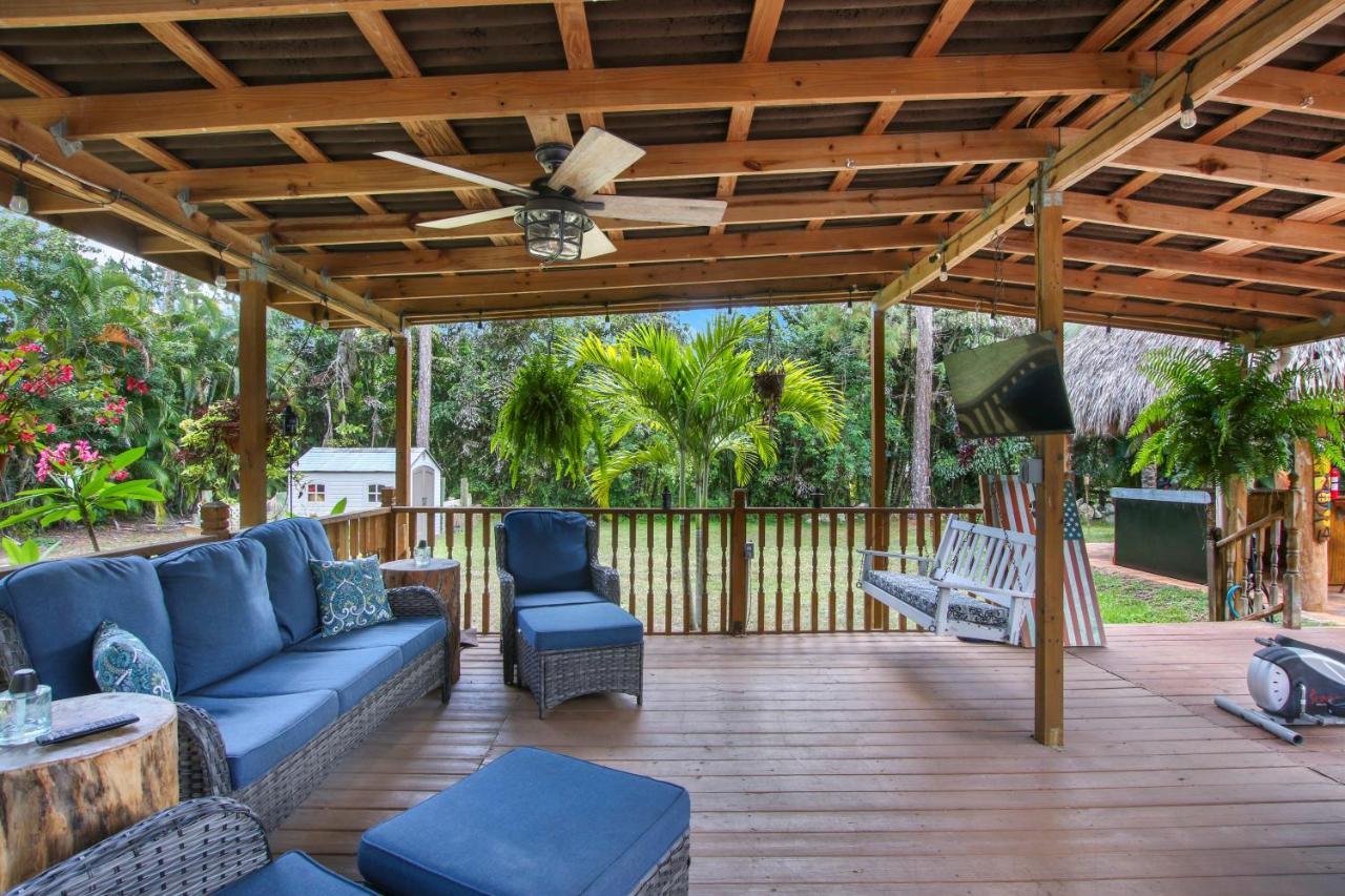 Private Tropical Paradise Guesthouse! Loxahatchee Kültér fotó